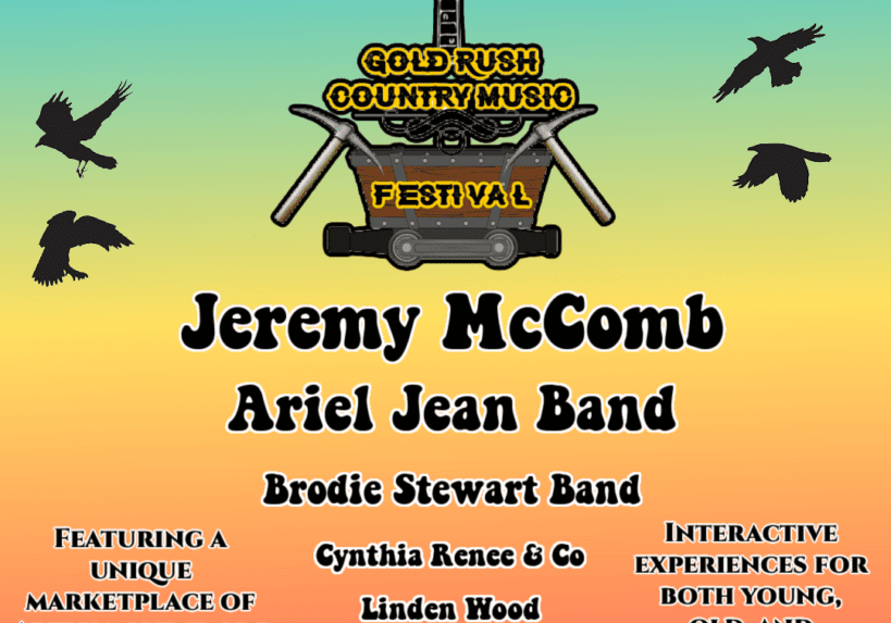 Gold Rush Country Music Festival Poster